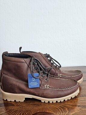Flag Ltd. Men's Brown Leather Chukka Boots w/Lug Sole Sz 8.5, 9, & 10, 11 & 11.5